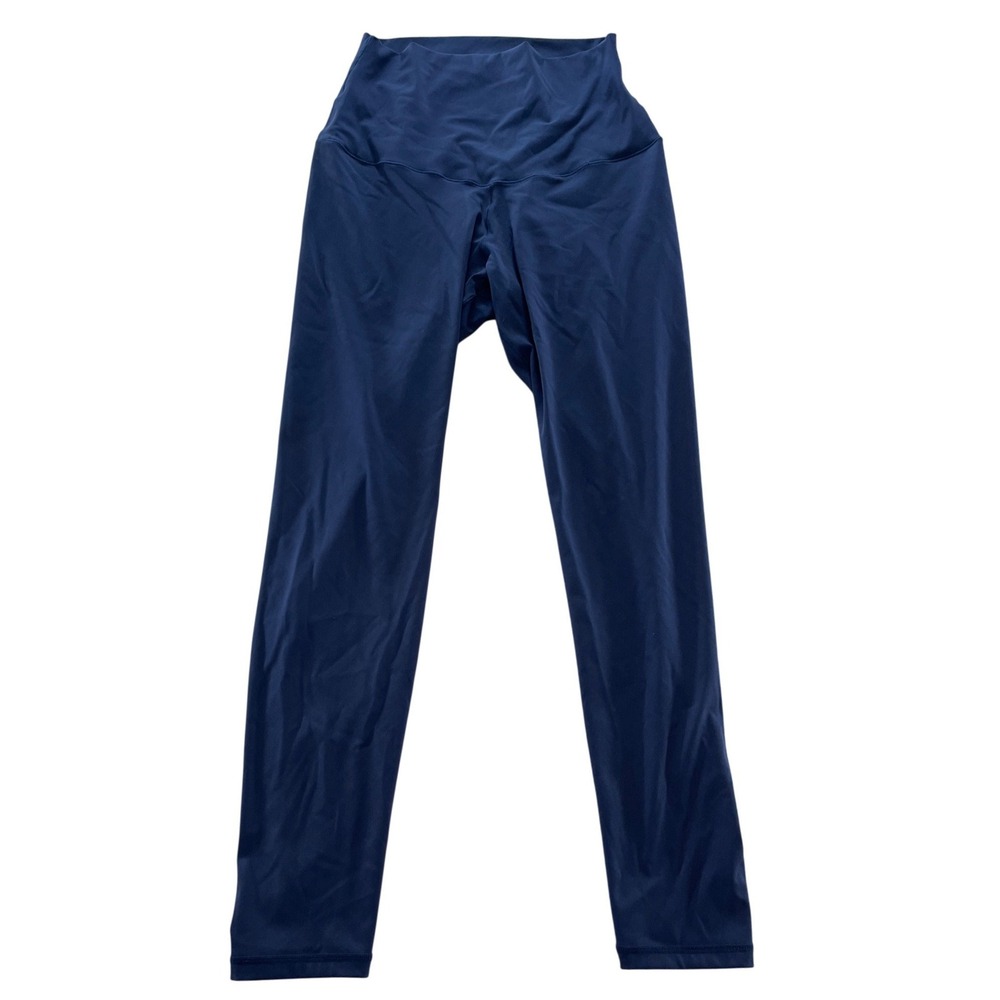 SHEFIT Women Navy Blue High Waisted Performance Leggings Crown Logo AJ6